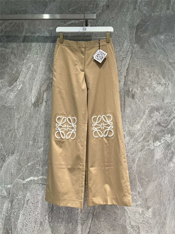 Loewe Khaki Casual Pants